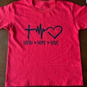 Kids Faith Hope Love T-Shirt for Kids – Christian Children’s Wear