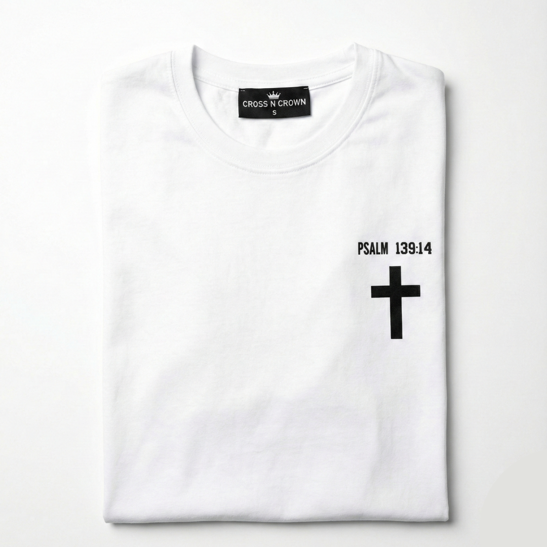 Fearfully & Wonderfully Made Faith T-Shirt – Christian Apparel