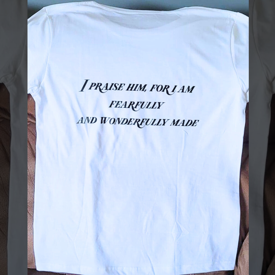 Fearfully & Wonderfully Made Faith T-Shirt – Christian Apparel