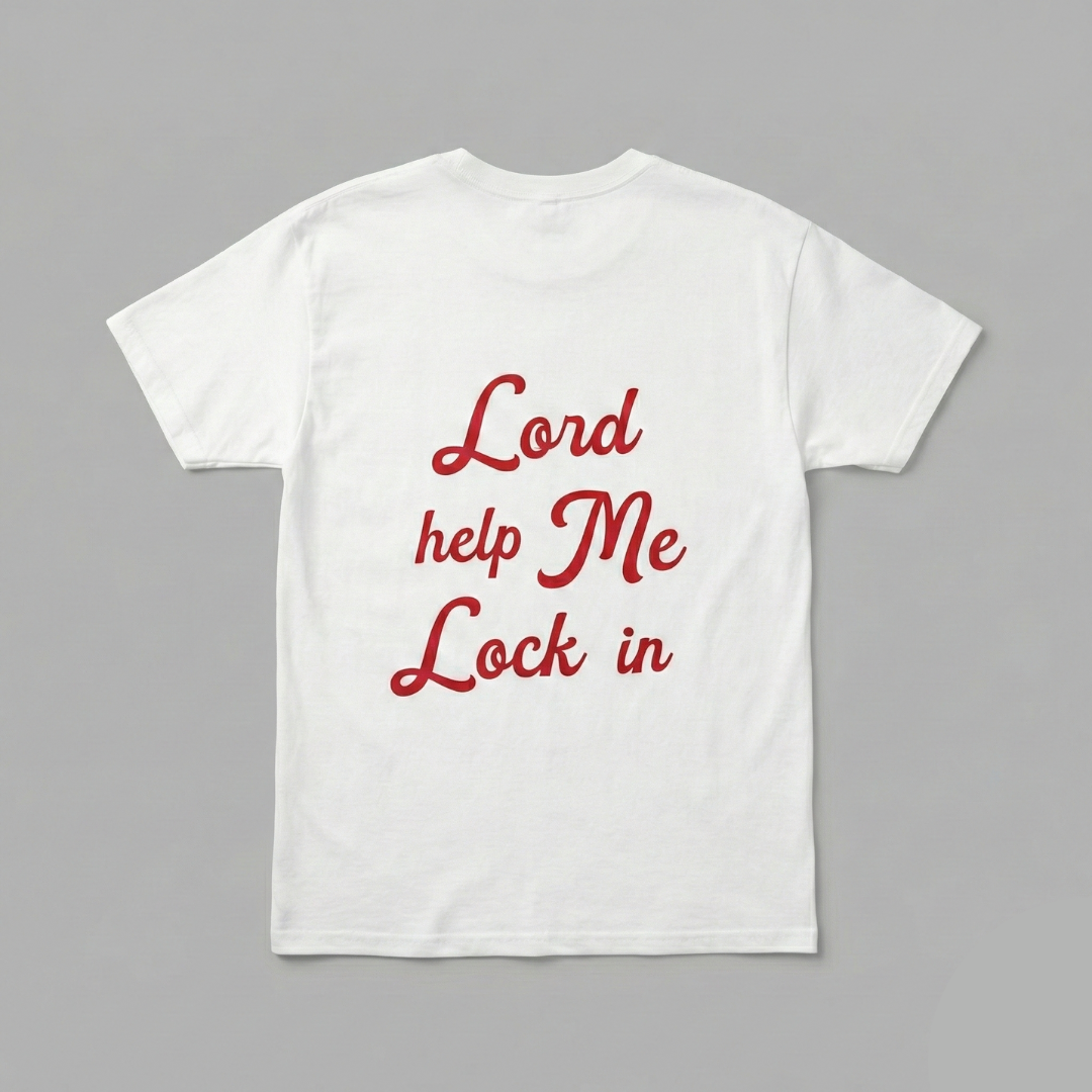 “Lord Help Me Lock In” Faith T-Shirt – Christian Motivational Wear